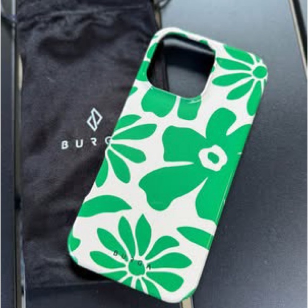 Buro Green Floral iPhone 16 Pro Max Case
